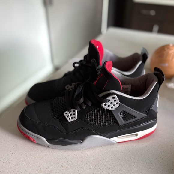 Jordan Black and Red Sneakers